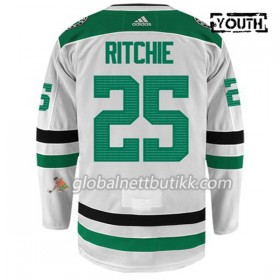 Dallas Stars Hockeydrakt BRETT RITCHIE 25 Hvit Adidas Authentic - Barn